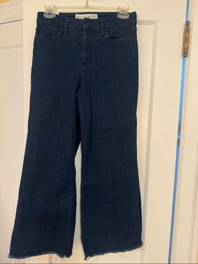 Frank & Eileen Galway Dark Indigo Wide-Leg Jeans
